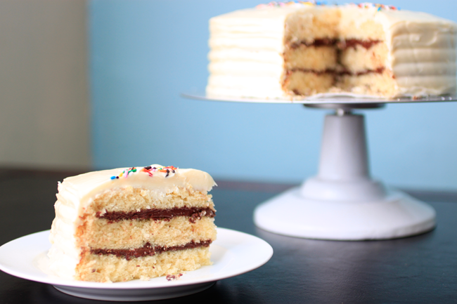 How to make a Nutella-filled birthday cake