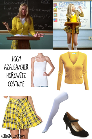 Iggy Azalea / Clueless costume ideas from CollegiateCook.com