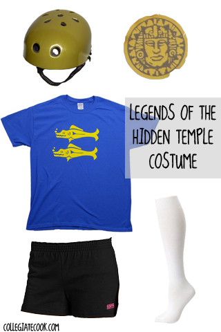 Legends of the Hidden Temple costume ideas from CollegiateCook.com