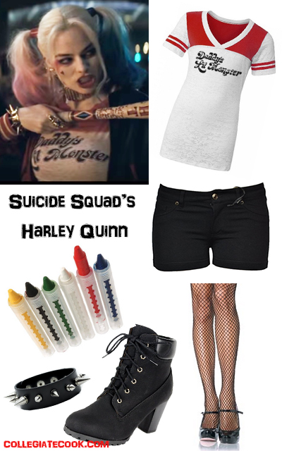 Margot Robbie as Harley Quinn costume idea -- Suicide Squad costumes
