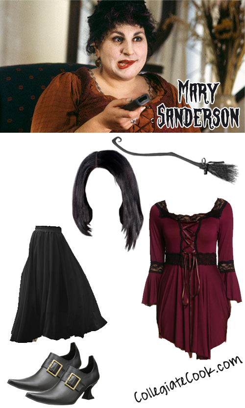 Mary Sanderson Hocus Pocus Costume - Collegiate Cook