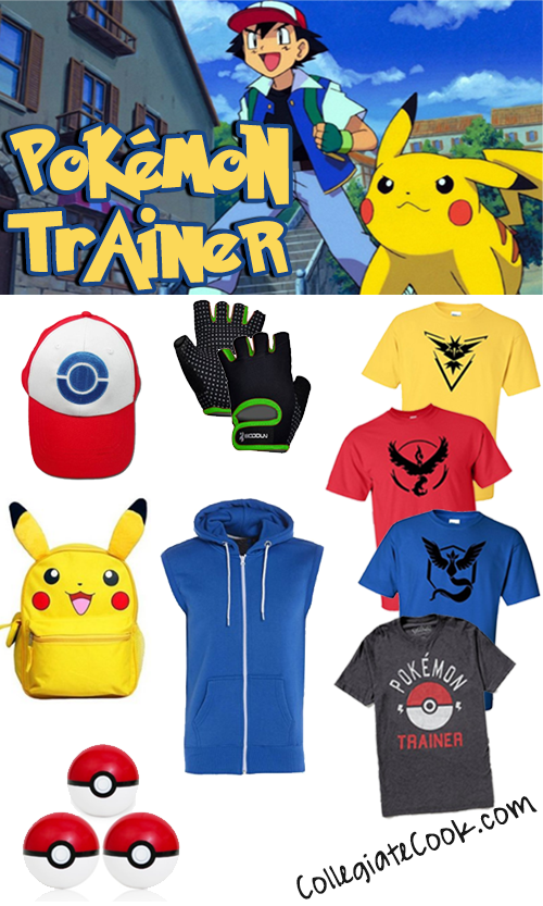 Pokemon Trainer Costume Ideas - Collegiate Cook