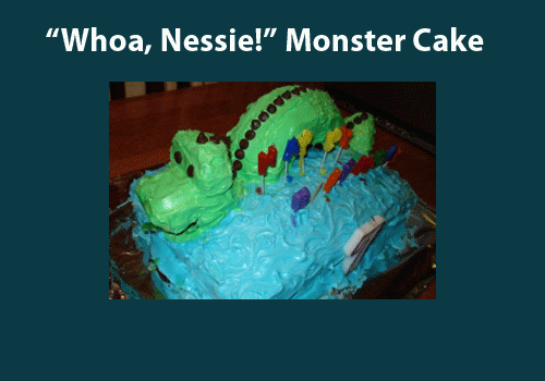 Easy Sea Monster Cake
