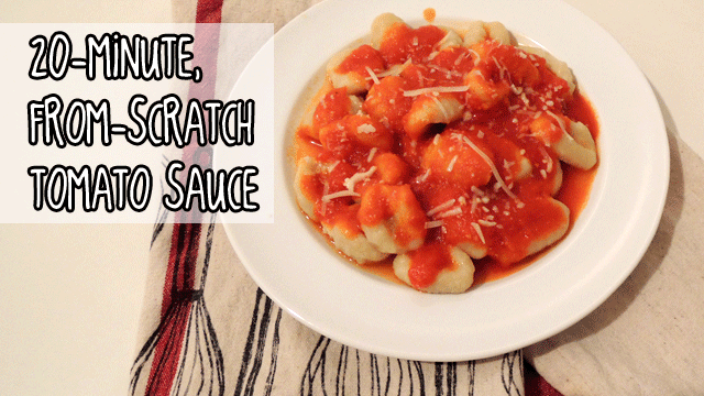 20-minute pomodoro sauce recipe