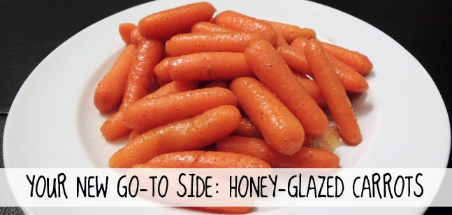 Honey-glazed carrots recipe from Collegiate Cook