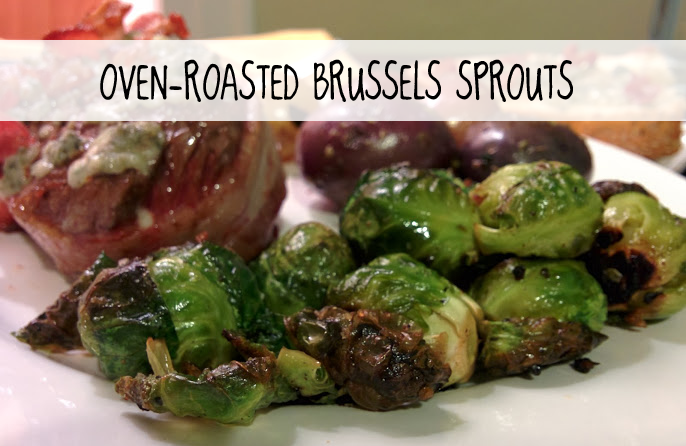 oven-roasted brussels sprouts from Collegiate Cook